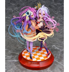 No Game No Life - Statuette 1/7 Shiro & Schwi 22 cm