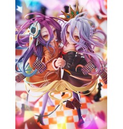 No Game No Life - Statuette 1/7 Shiro & Schwi 22 cm