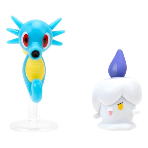 Pokémon - Pack 2 figurines Battle Figure Set Funécire, Hypotrempe