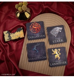 Game of Thrones - Pack 4 médaillons Sigil