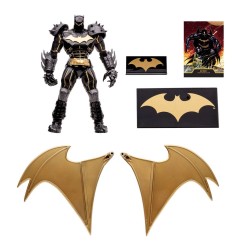 DC Multiverse - Figurine Batman (Hellbat) (Knightmare) (Gold Label) 18 cm