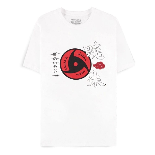 Naruto Shippuden - T-Shirt Akatsuki Symbols White