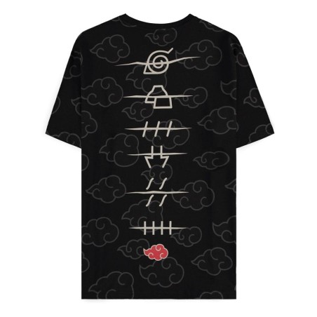 Naruto Shippuden - T-Shirt Akatsuki all over
