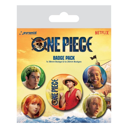 One Piece - Pack 5 badges The Straw Hats