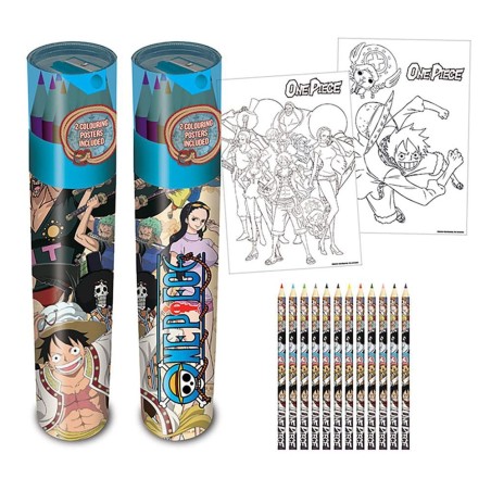 One Piece - Pack 15 crayons de couleur Whole Cake Island