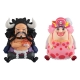 One Piece - Statuette Look Up Kaido the Beast & Big Mom 11 cm (with Gourd & Semla)