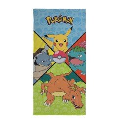 Pokémon - One Piece Premium serviette de bain Starter Pokemon 70 x 140 cm