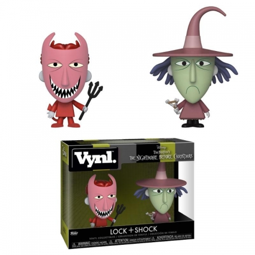 L’étrange Noel de Mr. Jack - Pack 2 figurines Lock & Shock 10 cm