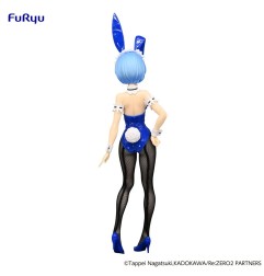 Re:Zero - Statuette BiCute Bunnies Rem Blue Color Ver. 30 cm