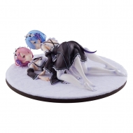 Re:Zero Starting Life in Another World - Statuette 1/7 Ram & Rem 9 cm