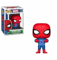 Marvel - Comics POP!  Holiday Vinyl Bobble Head Spider-Man (Ugly Sweat) 9 cm