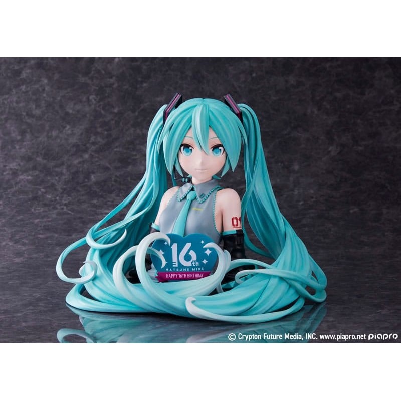 Hatsune Miku - Buste  16th Anniversary 25 cm