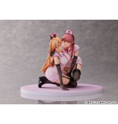 Chainsaw Man - Statuette 1/7 Power & Makima Nurse Ver. 14 cm