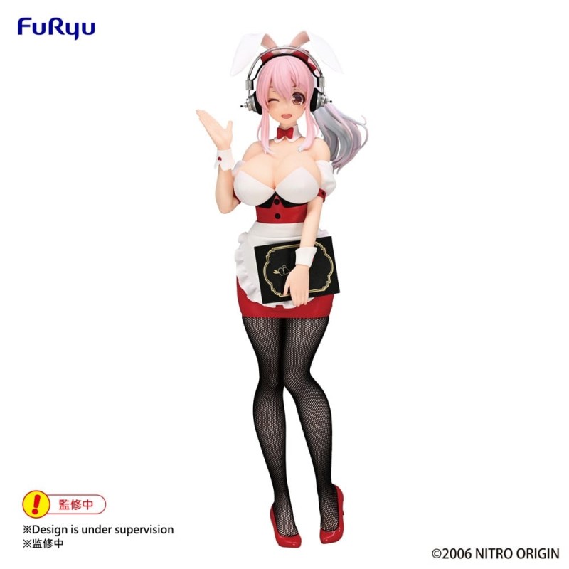 Super Sonico - Statuette PVC BiCute Bunnies  Waitress Ver. 28 cm