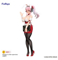 Super Sonico - Statuette BiCute Bunnies  Waitress Ver. 28 cm