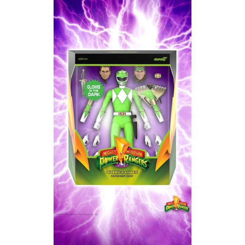 Figurine Power Rangers Turbo – Bandai – Ranger Vert – Triple Action – Sous Blister Neuf