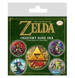 Legend of Zelda, The - Legend of Zelda pack 5 badges Classics