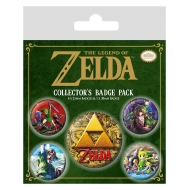 The Legend of Zelda - Pack 5 badges Classics