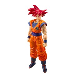 Dragon Ball Super - Figurine S.H. Figuarts Super Saiyan God Son Goku Saiyan God of Virture 14 cm