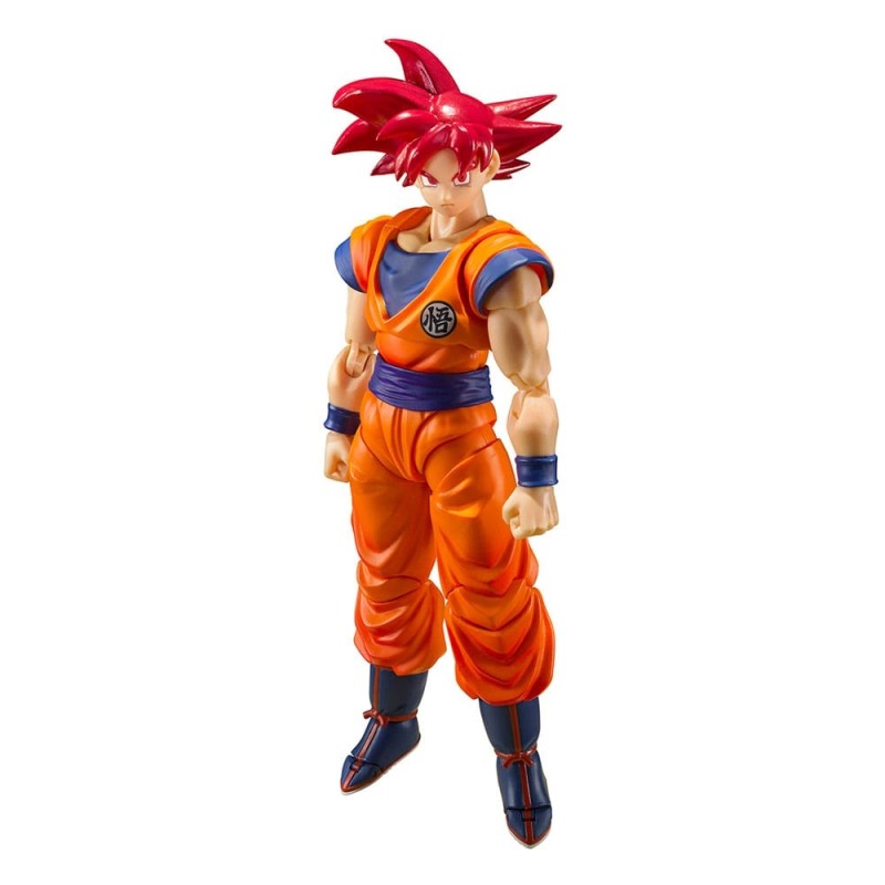 Dragon Ball - Super figurine S.H. Figuarts Super Saiyan God Son Goku Saiyan God of Virture 14 cm