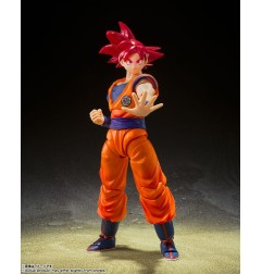 Dragon Ball - Super figurine S.H. Figuarts Super Saiyan God Son Goku Saiyan God of Virture 14 cm