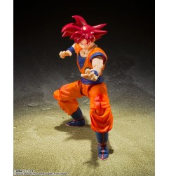 Dragon Ball - Super figurine S.H. Figuarts Super Saiyan God Son Goku Saiyan God of Virture 14 cm