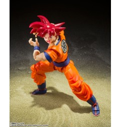 Dragon Ball - Super figurine S.H. Figuarts Super Saiyan God Son Goku Saiyan God of Virture 14 cm