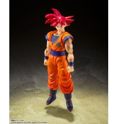 Dragon Ball - Super figurine S.H. Figuarts Super Saiyan God Son Goku Saiyan God of Virture 14 cm