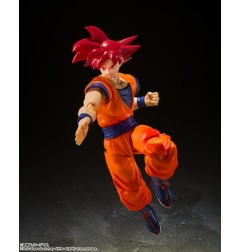 Dragon Ball - Super figurine S.H. Figuarts Super Saiyan God Son Goku Saiyan God of Virture 14 cm