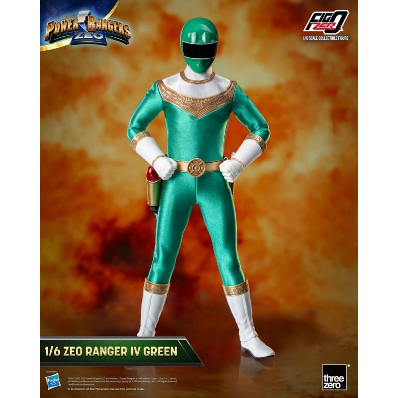 Power Rangers - Zeo figurine FigZero 1/6 Ranger IV Green 30 cm
