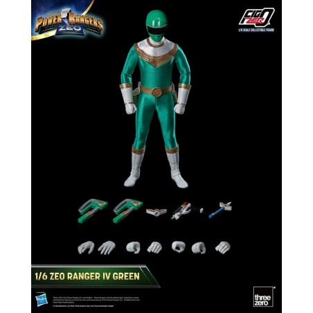 Power Rangers - Zeo figurine FigZero 1/6 Ranger IV Green 30 cm