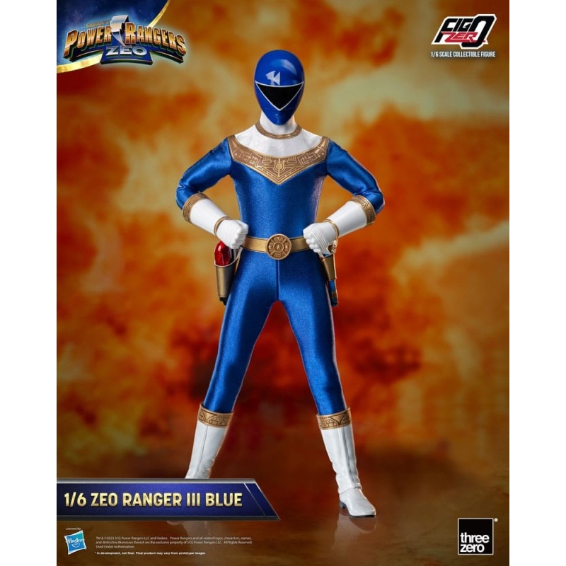 Power Rangers Zeo - Figurine FigZero 1/6 Ranger III Blue 30 cm