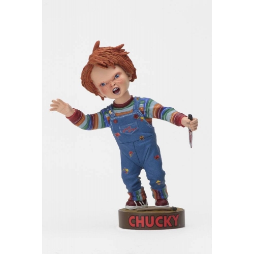 Chucky Jeu d'enfant - Figurine Head Knocker avec couteau 18 cm