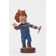 Chucky Jeu d'enfant - Figurine Head Knocker avec couteau 18 cm
