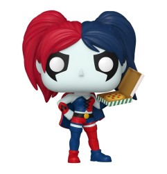 DC Comics - : Harley Quinn Takeover POP! Heroes Vinyl figurine Harley with Pizza 9 cm