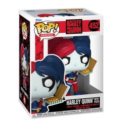 DC Comics - : Harley Quinn Takeover POP! Heroes Vinyl figurine Harley with Pizza 9 cm
