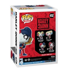 DC Comics : Harley Quinn Takeover - Figurine POP! Harley with Pizza 9 cm