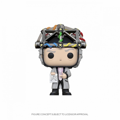 Retour vers le Futur - Figurine POP! Doc w/Helmet 9 cm