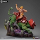 Les Maîtres de l'Univers - Statuette 1/10 Deluxe Art Scale He-man and Battle Cat 31 cm