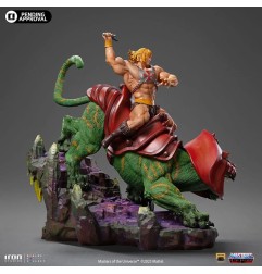 Les Maîtres de l'Univers - Masters of the Universe statuette 1/10 Deluxe Art Scale He-man and Battle Cat 31 cm