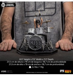 Kiss - Statuette Art Scale 1/10 Peter Criss Limited Edtition 22 cm