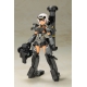 Frame Arms Girl - Figurine Plastic Model Kit Gourai-Kai (Black) with FGM148 Type Anti-Tank Missile 16 cm