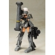 Frame Arms Girl - Figurine Plastic Model Kit Gourai-Kai (Black) with FGM148 Type Anti-Tank Missile 16 cm