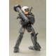 Frame Arms Girl - Figurine Plastic Model Kit Gourai-Kai (Black) with FGM148 Type Anti-Tank Missile 16 cm