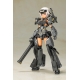 Frame Arms Girl - Figurine Plastic Model Kit Gourai-Kai (Black) with FGM148 Type Anti-Tank Missile 16 cm