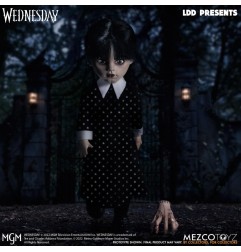La Famille Addams - Wednesday Living Dead Dolls poupée Wednesday Addams 25 cm
