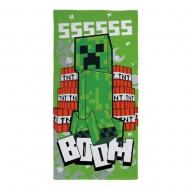 Minecraft - Serviette de bain Creeper Boom 70 x 140 cm