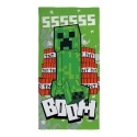 Minecraft - Serviette de bain Creeper Boom 70 x 140 cm