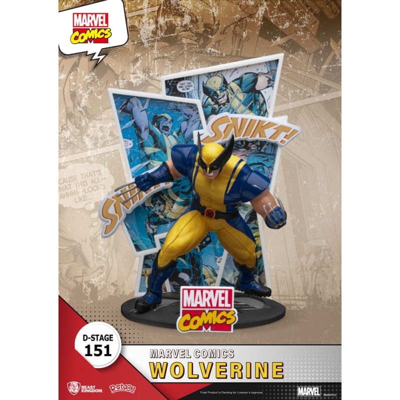 Marvel - Diorama PVC D-Stage Wolverine 16 cm
