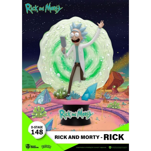 Rick & Morty - Diorama D-Stage Rick 14 cm